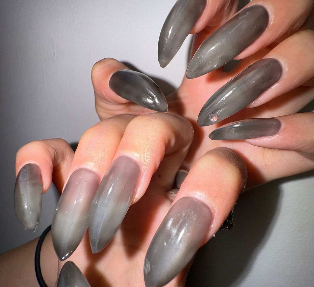 Gel-X Japanese gel extensions with kawaii nail art Level 1, 120 minutes. KURO Nails Rotterdam